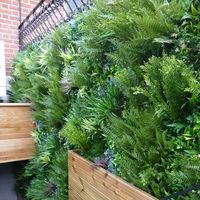 If you’re looking for a greener aesthetic outside of your home, then VistaFolia green wall systems have a lot to offer. Thanks to advances in engineering and manufacturing, it is often difficult to distinguish between a faux plant and the real thing today. As a result, with VistaFolia outdoor living walls, there is no reason to compromise when it comes to appearance and feel.