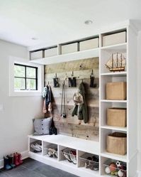 love everything about this... the storage on top, bottom and side, the hooks, the wall.... just love it.