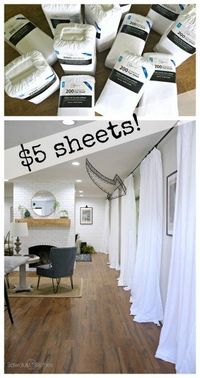 Cheap White Curtains - Quick, Cheap, & Super Easy - Sawdust 2 Stiches