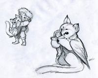 Owl Griffin Role Reversal by RobtheDoodler