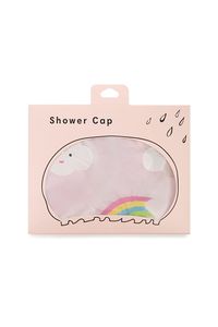 Happy Clouds & Rainbow Print Shower Cap | Forever 21