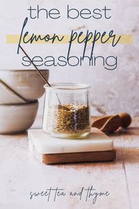 Easy to make and full of fresh, zippy flavor, this is the best lemon pepper seasoning from scratch. Using simple ingredients you already have, this seasoning blend is full of flavor and perfect on chicken, wings, soup, fish, salad, or seafood!