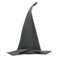 How to make an origami witch's hat: page 1