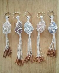DIY Macrame Keychain | Craft projects for every fan!