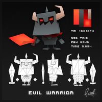 Evil Warrior. 3D Model Color.Raul® on Behance