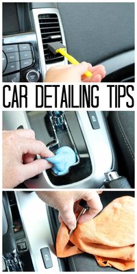 Our tops tricks and tips for car detailing at home! The best part is you probably have all of these supplies on hand already!