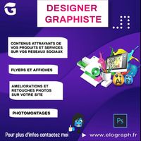 Je suis graphiste Print et Web. Je vous accompagne dans tous vos projets afin de vous aider à atteindre vos objectifs grâce à des visuels attractifs de vos produits et services numériques. Je vous propose également l'amélioration de vos photos.