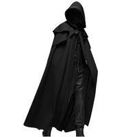 PRICES MAY VARY. coats for men Normal delivery time: 7-15 Days,Expedited logistics: 5-7 days; ✔✔About Size: Please Select The Size According To The Size Chart In The Product Picture! More size information please refer to the size chart in the image, recommend 1-2 size up. If you have any questions about the dress, please feel free to contact us. We will provide the best solution for you within 24 hours. Pull On closure Machine Wash Material: Men's Hooded Cloak, Made of high-quality polyester, gr