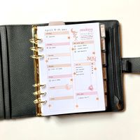 Excited to share this item from my #etsy shop: PRINTED A5 Weekly Planner Insert, Spring Magic planner insert, A5 planner insert printed, Filofax A5, Cute weekly planner, Kawaii planner #backtoschool #filofaxa5inserts #cuteundatedplanner #a5plannerprint #cutestudentplanner #academicplanner #businessplanner