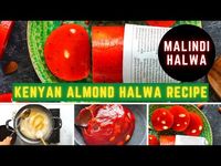 Malindi Halwa - Lozi (Kenyan Almond Halwa) is a jelly-like almond halwa with the sweet aromas of rose, saffron and cardamom. Easy VIDEO recipe
