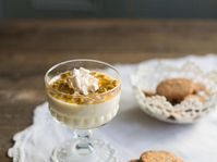 Panna cotta aux fruits de la passion