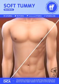 Soft Tummy - Skin Detail | littledica on Patreon