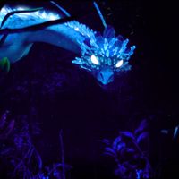 TeamLab's immersive digital exhibition at Lumina Forest creates a magical fantasy landscape complete with a dragon and anime aesthetic that transports visitors to a whole other world.