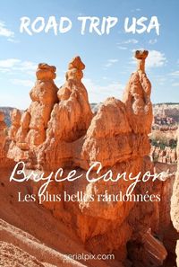 Bryce Canyon, dans l'Utah, est l'un des plus beaux parcs de l'ouest américain. Découvrez notre guide pratique pour visiter Bryce Canyon, avec tous nos conseils et plein de photos. #randonnée #roadtrip #usa
