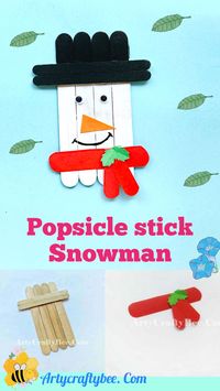 Do you want to make some fun Christmas crafts with popsicle sticks? Then, this craft will be perfect for you! This Popsicle Stick Snowman Ornament craft is super-duper easy to make. This is a very creative and interesting way to spend some time with your kids. Check out this step by step easy popsicle stick snowman ornament craft.