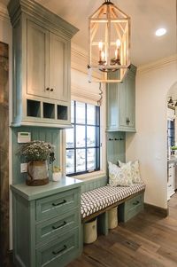 Love the fresh white & brown agains the duck egg blue