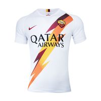 19-20 Roma Away White Soccer Jerseys Shirt - Cheap Soccer Jerseys Shop | MINEJERSEYS.CN