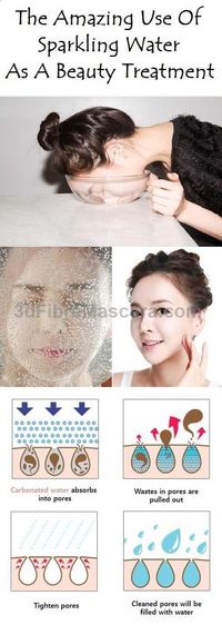 Best Beauty Hacks - Wash Face with Sparkling Water - Easy Makeup Tutorials and Makeup Ideas for Teens, Beginners, Women, Teenagers - Cool Tips and Tricks for Mascara, Lipstick, Foundation, Hair, Blush, Eyeshadow, Eyebrows and Eyes - Step by Step Tutorials