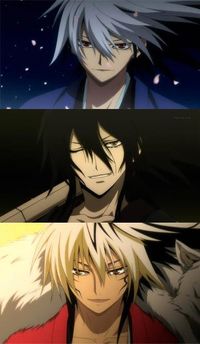 Rikuo, Rihan and Nurarihyon fromNurarihyon no Mago / Nura: Rise of the Yokai Clan
