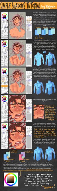 Simple Shadows Tutorial by Rejuch.deviantart.com on @DeviantArt