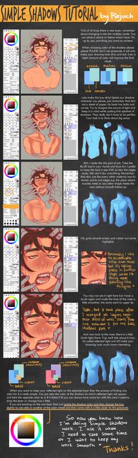 Simple Shadows Tutorial by Rejuch on DeviantArt