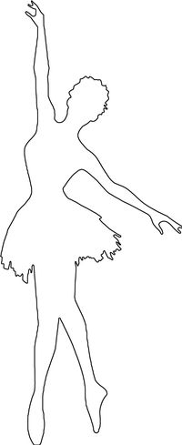 Image result for ballerina silhouette coloring pages