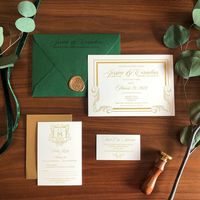 J.Fulks on Instagram: “Now that it’s all over, I wanted to show our wedding invites personally designed by me and @deuceedawq . These beauties were brought to…”