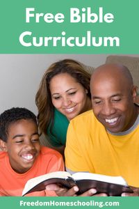 Free Bible curriculum for every grade. Great for homeschool, Sunday school, co-ops, and Christian schools.