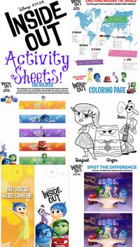 help your children explore the emotions of the Inside Out movie using these 15 fun Inside Out inspired activities, crafts, and games.