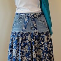 This blog has SO many ideas for frugal living, make-it-yourself. This one is a tutorial for a skirt using free materials.