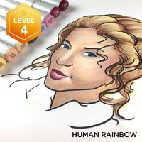 Copic Coloring: Human Rainbow I | Art Classes
