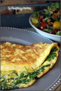 Keskonmangemaman?: Omelette aux herbes fraiches pour CMUM