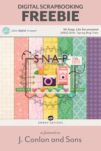 Oh Snap: Life Documented mini kit freebie from Emma P Designs