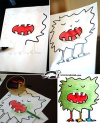 Monsters - toothless, scary and fun to make
