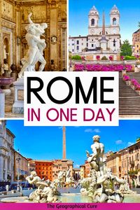 Trying to plan the perfect one day in Rome itinerary? Here are eight sample Rome itineraries for every type of traveler. With my themed 1 day in Rome itineraries, you can pick one part of Rome that calls to you and explore it well. You can choose what you personally want to see with only one day in Rome — imperial ruins, historic attractions, opulent palaces, hidden gems, Vatican City masterpieces, etc. Read on for how to spend one perfect day in Romem with everything to do and see.