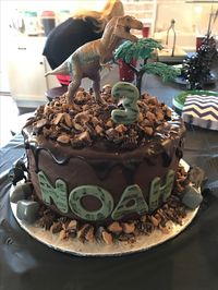 Dinosaur Birthday Cake