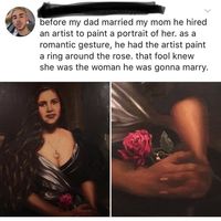 This dad who once put a little hidden message in a painting: 22 Wholesome Dad Posts That Will Melt Your Cold, Dead Heart
