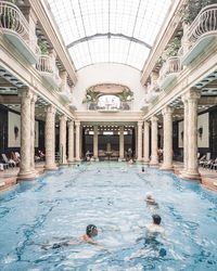 BUDAPEST: The indoor pool at Gellert Baths - Budapest Travel Guide