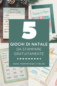 Cinque divertenti giochi natalizi per divertirsi durante le feste. Printable gratuiti! #giochi #natale #natalizi #xmasgames #idee #originali #tombola #bingo #canzoni #emoticon