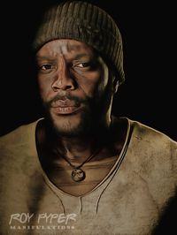 The Walking Dead: Tyreese: Crayon Re-Edit (Ver.3) by pypedreams
