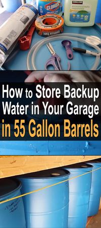 If you’ve ever thought about stocking up on enough water to lost a long time–not just a few weeks, but months or even years–this video by City Prepping tells you how to do it.