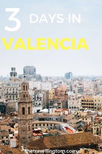 3 days in Valencia may not seem like a long time but you can see a lot during your stay. There are many things to do in Valencia such as Llotja de la Seda, the cathedral and the Marina. It's a beautiful Spanish city, and although it's not as popular as Barcelona or Madrid, it's still a great destination! Check out my 3 day itinerary of Valencia now for more info! #Valencia #Spain #Travel