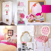 No blog @blogtodacharmosa sempre tem dicas super legais de decoração! Confiram: www.todacharmosa.com  #decor #blog #decoração #decoration #home #pink #gold #boanoite #goodnight #inspiração #inspiration #casa #love #sweet #blogtodacharmosa