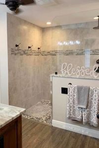 50 Affordable walk in shower ideas that are totally appropriate for small showers to big master bathroom suites. We have some great ideas for walk in shower with no doors to inspiring shower tile ideas. Look at these bathroom remodels to help you get motivated and started.