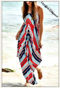 Boho Belted Maxi Dress! COWGIRLS UNTAMED wholesale/retail #dress #maxidress #white #red #blue #turquoise #casualdress #summerdress #bohodress #sleeveless #womensfashion #womensdresses #summerfashion #outfitideas #bohochic #hippiechic #fashion #belteddress #cowgirl #boho #bohemian #wholesale #freeshipping #westernwear #coverup #beachwear #stripe #striped #longdress #vneck #casualdress #casual