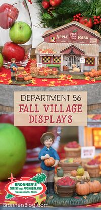 No time or money to buy and set up a huge Department 56 display for fall? No problem! Use one or two village pieces and accents to create an attractive seasonal fall decoration and display for your home.