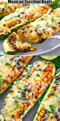 These delicious Mexican Zucchini Boats are so flavorful and scrumptious. This is the perfect dish if you love vegetarian dishes with some kick. FOLLOW Cooktoria for more deliciousness! If you try my recipes - share photos with me, I ALWAYS check!