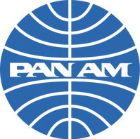 In 1955, the Miami-based carrier hired architect Edward Larrabee as a design consultant. As the airline prepared to bring on the Boeing 707, he and his partner replaced the old globe and wing logo with the iconic blue globe overlaid with curved parabolic lines. They also made royal blue the airline's official color. The logo was used until the airline's demise on December 4, 1991.