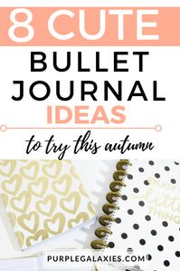 Amazingly simple yet creative bullet journal ideas for autumn, including bullet journal decorating ideas and types of spreads that are relevant in the fall.