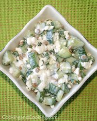 Cucumber Cottage Cheese Salad Recipe
